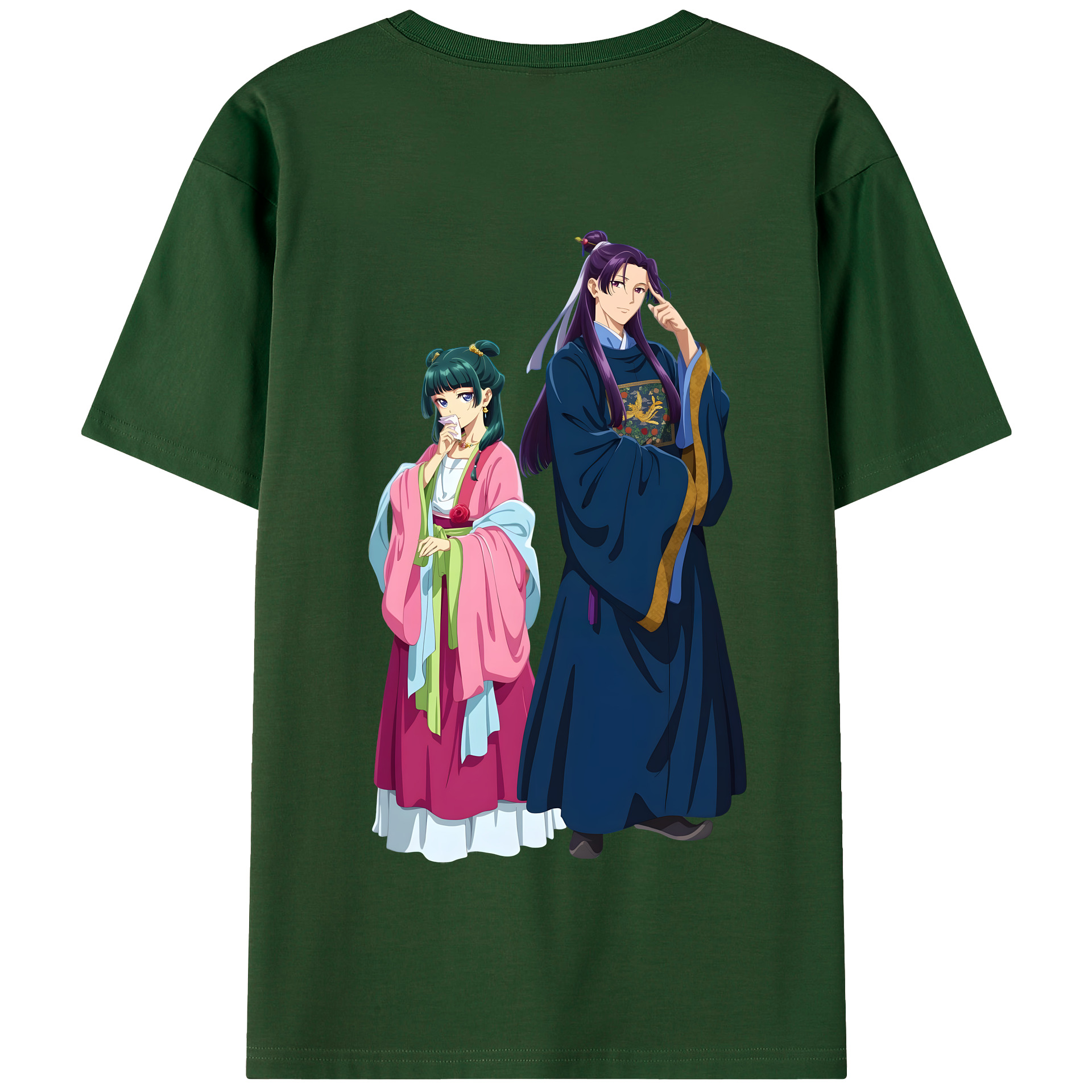 （画像用） 薬屋のひとりごと The Apothecary Diaries 綿100％半袖Tシャツ（背面プリント）